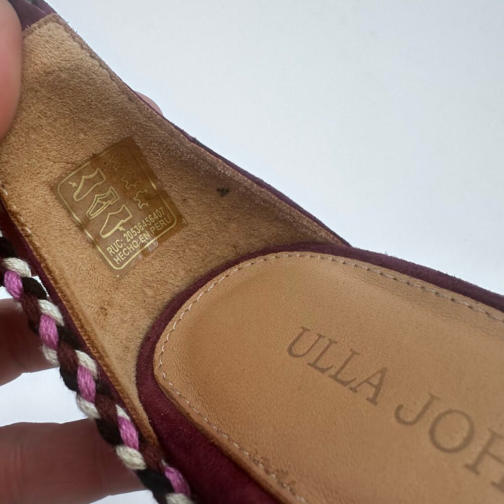 ULLA JOHNSON Suede Tassel Lace-Up Heeled Sandals | EU 39 size 8 - Picture 6 of 6